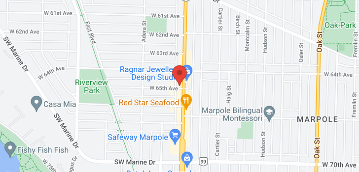 map of 311 1503 W 65TH AVENUE